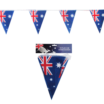 8 Pack Aussie Paper Bunting - The Base Warehouse