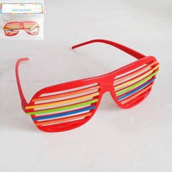 Rainbow Shutter Party Glasses