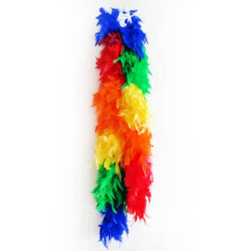 Rainbow Feather Boa - 1.5m