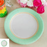 Load image into Gallery viewer, 12 Pack Green Sorbet Paper Plate - 23cm
