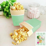 Load image into Gallery viewer, 4 Pack Green Sorbet Popcorn Box - The Base Warehouse
