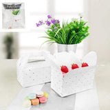 Load image into Gallery viewer, 2 Pack Metallic Silver Dots Treat Box - 14cm x 8cm x 7cm - The Base Warehouse
