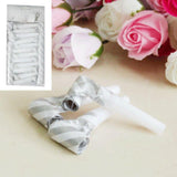 Load image into Gallery viewer, 12 Pack Silver Striped Party Blowouts - The Base Warehouse
