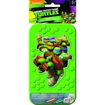 Teenage Mutant Ninja Turtles Sticker Activity Kit with Plastic Case - The Base Warehouse