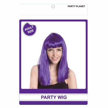 Purple Long Wig