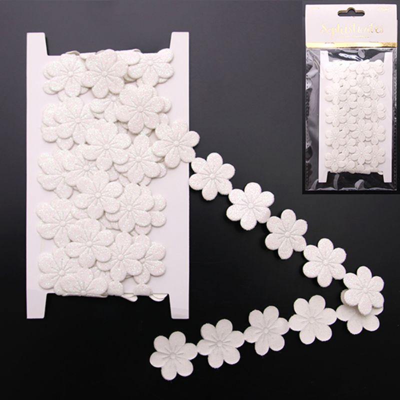 White Floral Rope - 2m | The Base Warehouse