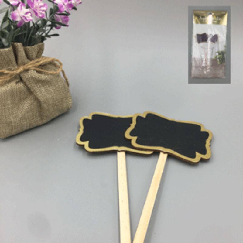2 Pack Gold Chalk Stakes - 21cm