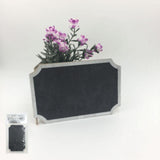 Load image into Gallery viewer, Silver Chalkboard Easel Sign - 15cm x 10cm - The Base Warehouse

