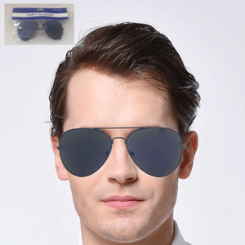 Adult Blue Aviator Glasses - The Base Warehouse