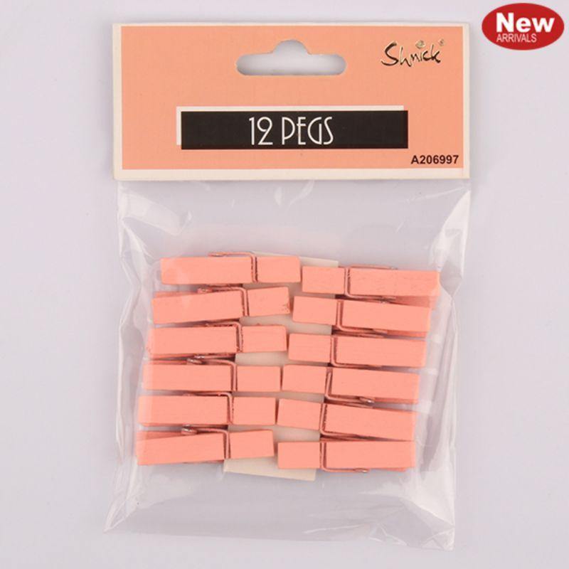12 Pack Coral Pegs - 3.5cm - The Base Warehouse