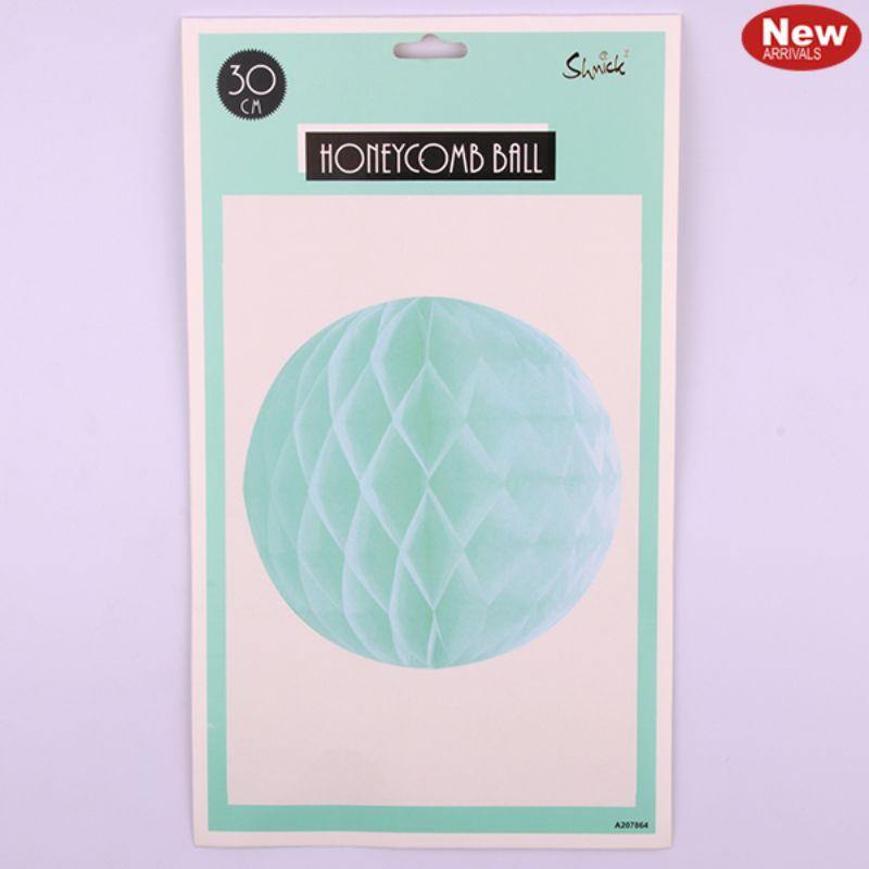 Mint Honeycomb Ball - 30cm - The Base Warehouse