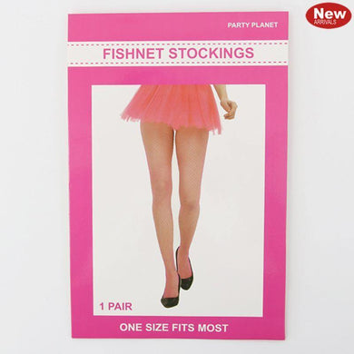 Womens Pink Fishnet Tights - The Base Warehouse