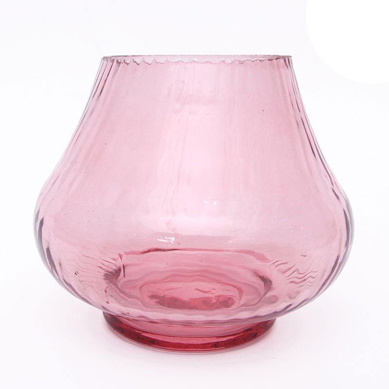 Pink Vase - 14cm x 12cm - The Base Warehouse