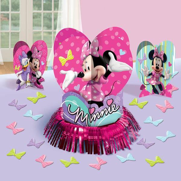3 Piece Minnie Mouse Table Decorating Kit - The Base Warehouse