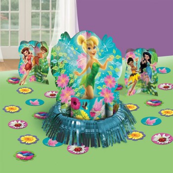Tinker Bell Table Decorating Kit - 1 x 31cm Centrepiece - 2 x 15cm Centrepieces - Confetti