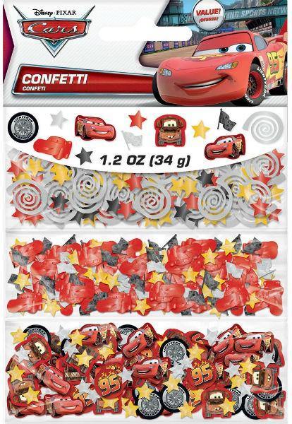 Cars 2 Confetti Value Pack Formula Racer - The Base Warehouse