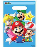 Load image into Gallery viewer, 8 Pack Super Mario Bros Folded Loot Bags - 23cm - The Base Warehouse
