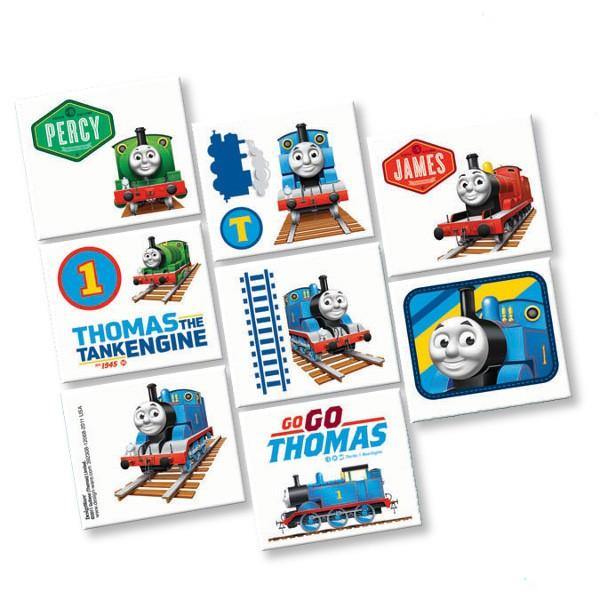 16 Pack Thomas The Tank Engine Tattoos - The Base Warehouse