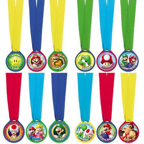 Super Mario Brothers Mini Award Medals - The Base Warehouse