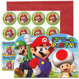 Load image into Gallery viewer, 8 Pack Super Mario Bros Postcard Invitations - The Base Warehouse
