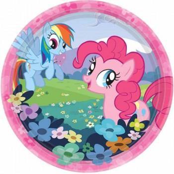 8 Pack My Little Pony Luncheon Plates - 18cm - The Base Warehouse