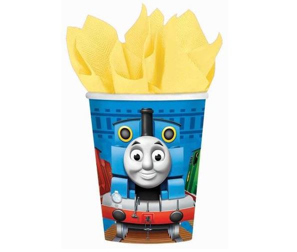 8 Pack Thomas & Friends Cups Paper - 266ml