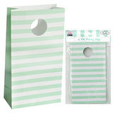 Load image into Gallery viewer, 6 Pack Green H-Stripe Party Bag
