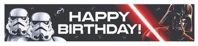 Star Wars Classic Happy Birthday Banner - The Base Warehouse