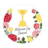 Load image into Gallery viewer, 6 Pack Round Melbourne Cup Cutouts - 22cm - The Base Warehouse
