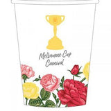 Load image into Gallery viewer, 8 Pack Melbourne Cup Paper Cups - 266ml - The Base Warehouse
