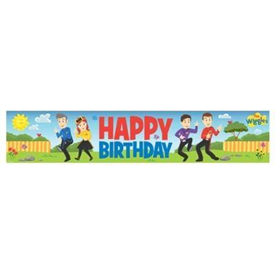 The Wiggles Plastic Banner - 1.5m x 30cm