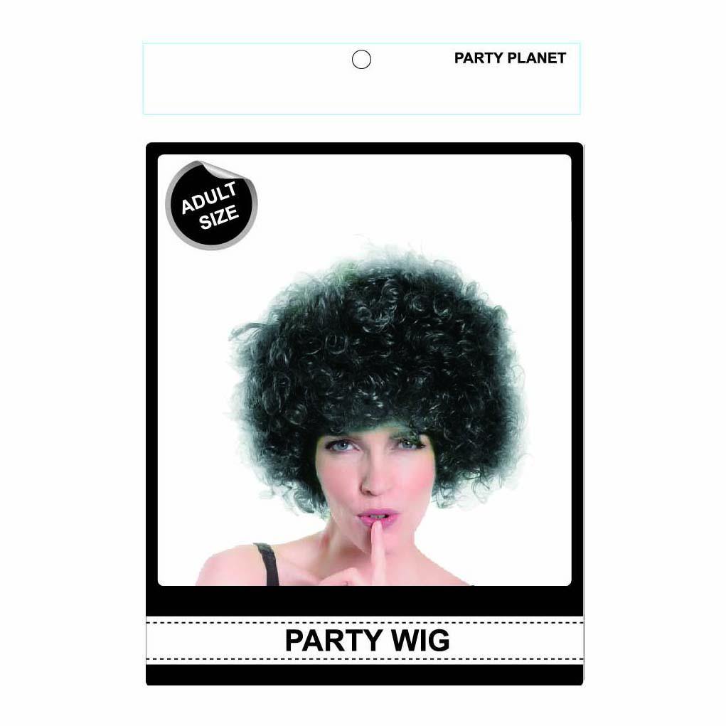 Black Afro Wig - The Base Warehouse