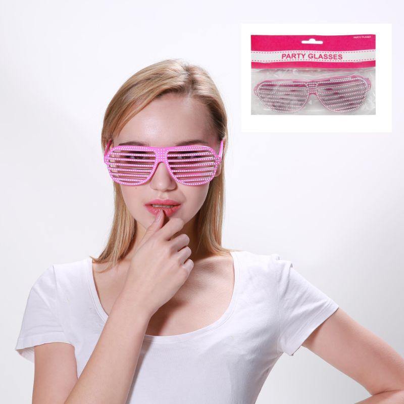 Adult Pink Bling Glasses - The Base Warehouse