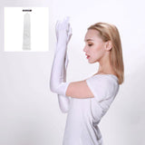 Load image into Gallery viewer, Adult White Long Gloves - The Base Warehouse

