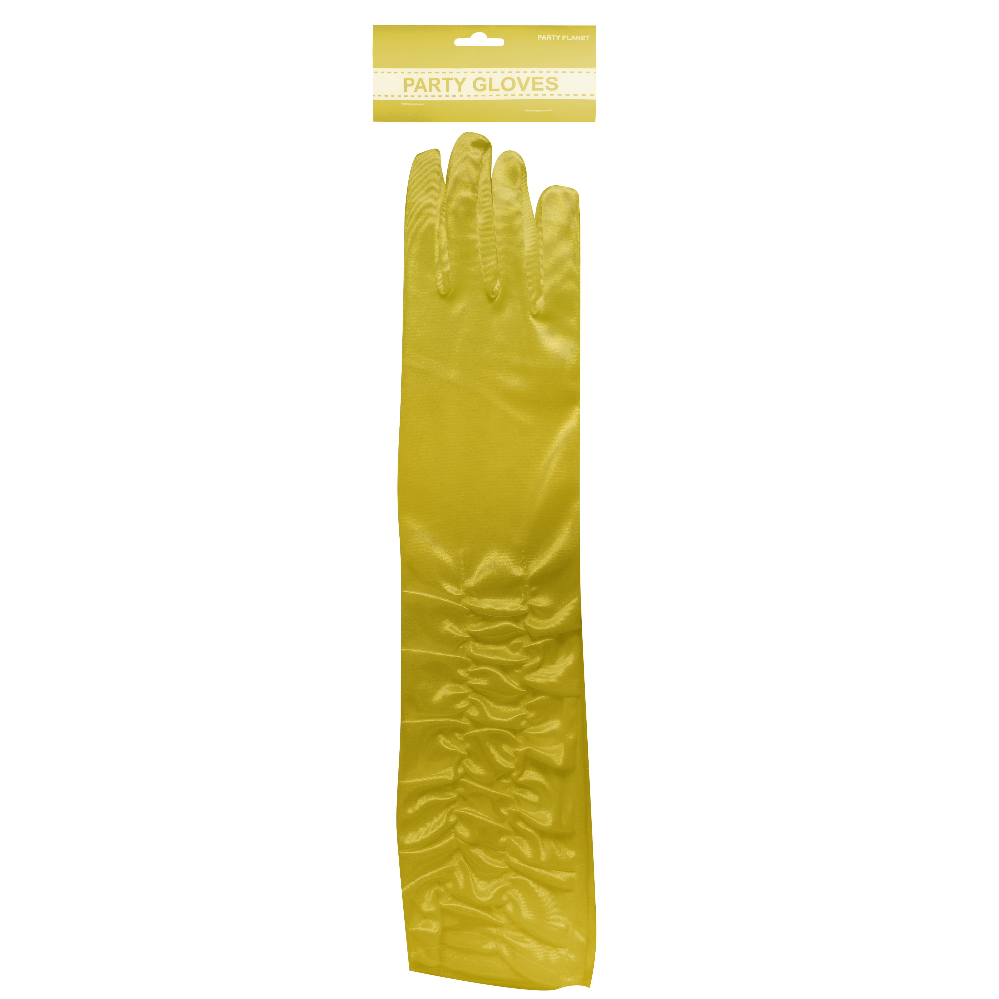 Yellow Long Deluxe Gloves