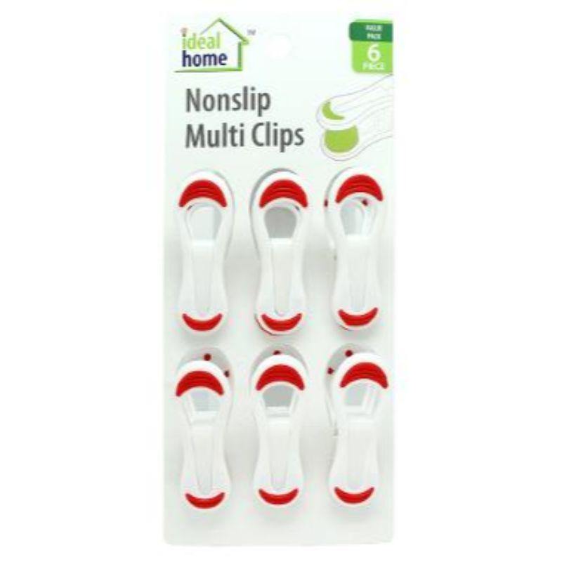 6 Pack Non Slip Multi Clips - The Base Warehouse
