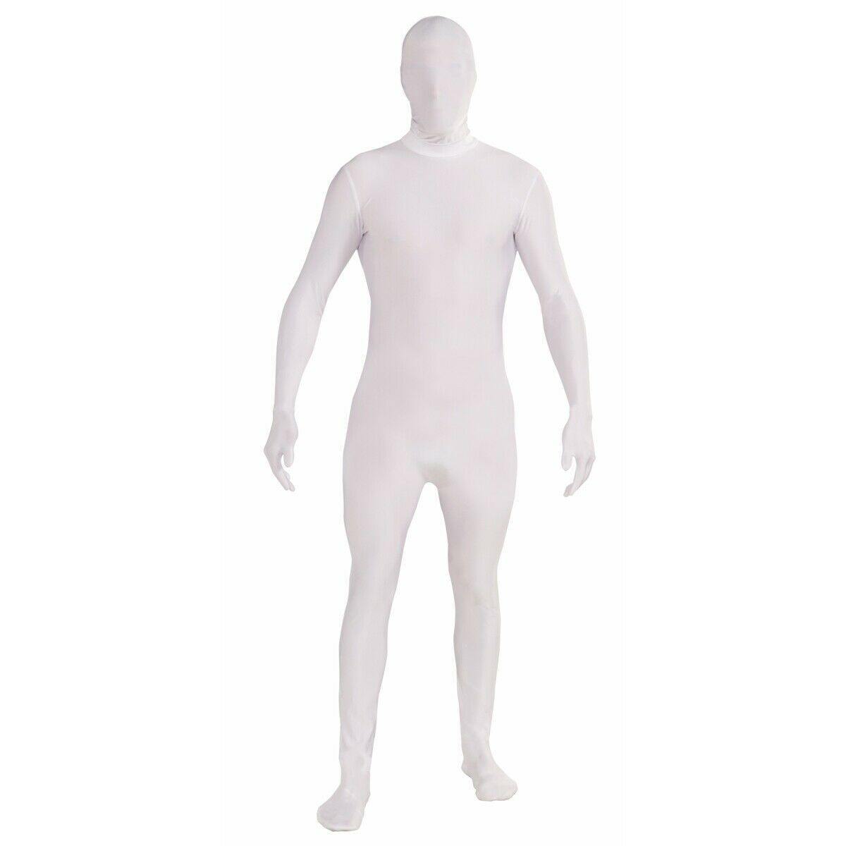 Mens Deluxe White Invisible Man Costume