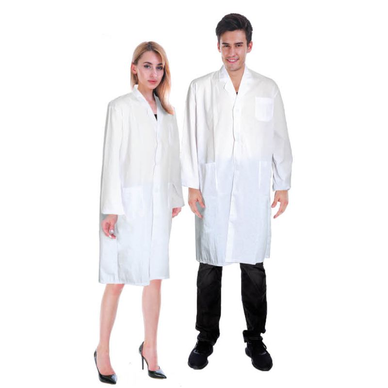 Adults White Lab Coat Costume - S/M