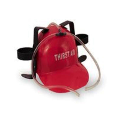 Red Thirst Aid Drinking Hat - The Base Warehouse
