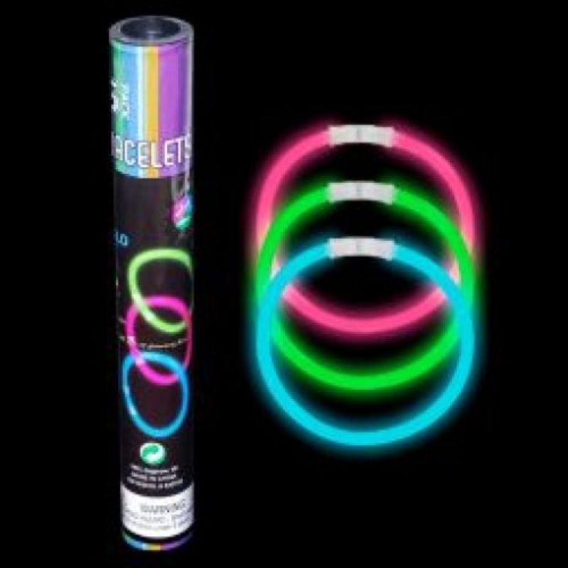 15 Pack Glow Bracelets in Tube - 20cm - The Base Warehouse