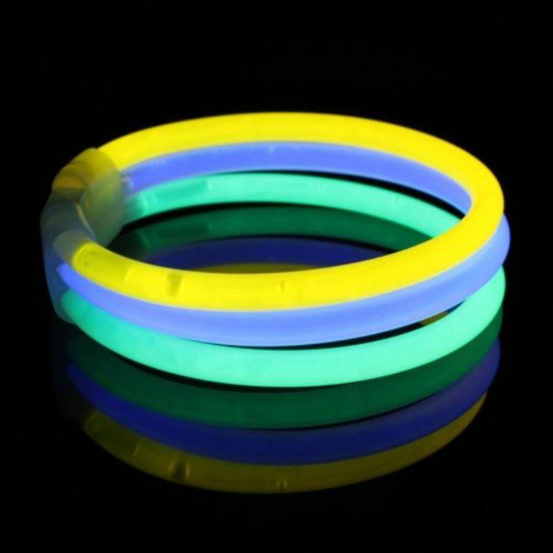 Glow Tri-Colour Wide Bracelet - 20cm - The Base Warehouse