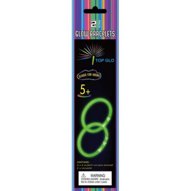 2 Pack Glow Bracelets - 20cm - The Base Warehouse