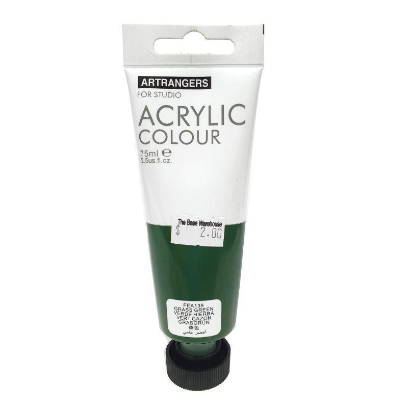 Art Ranger Grass Green Acrylic Paint - 75ml - The Base Warehouse