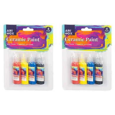 4 Pack Ceramic Paint Set - 22ml - The Base Warehouse