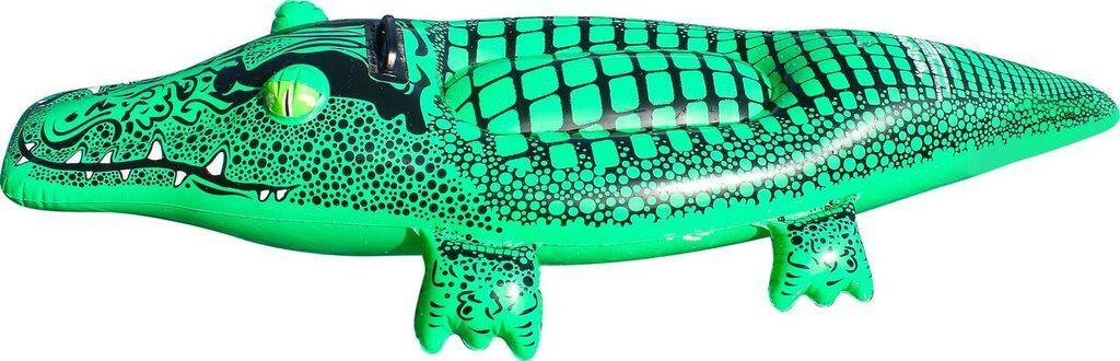 Inflatable Crocodile Ride On - 154cm x 72cm x 32cm | The Base Warehouse