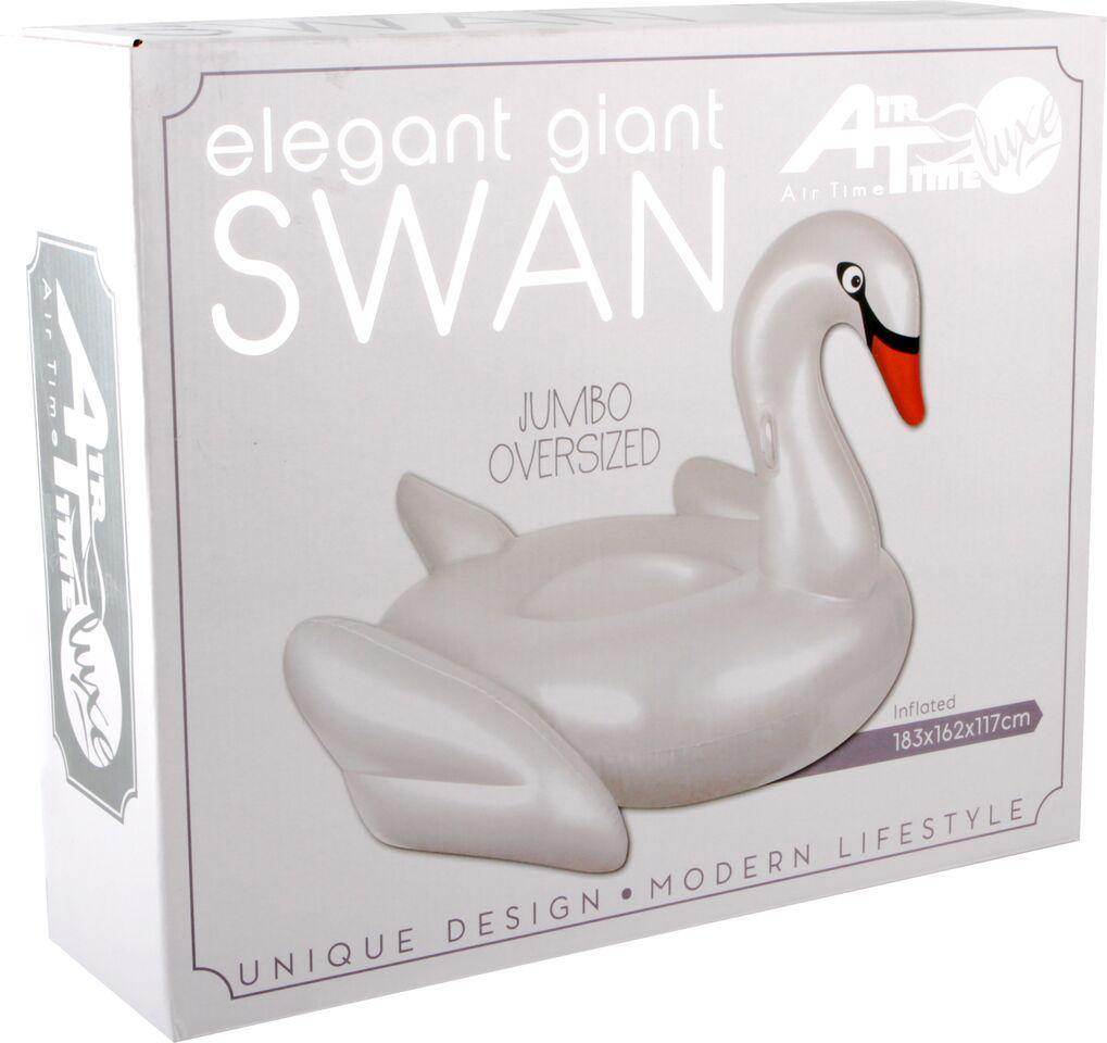 White Elegant Giant Swan Pearl - 183cm x 162cm x 117cm - The Base Warehouse