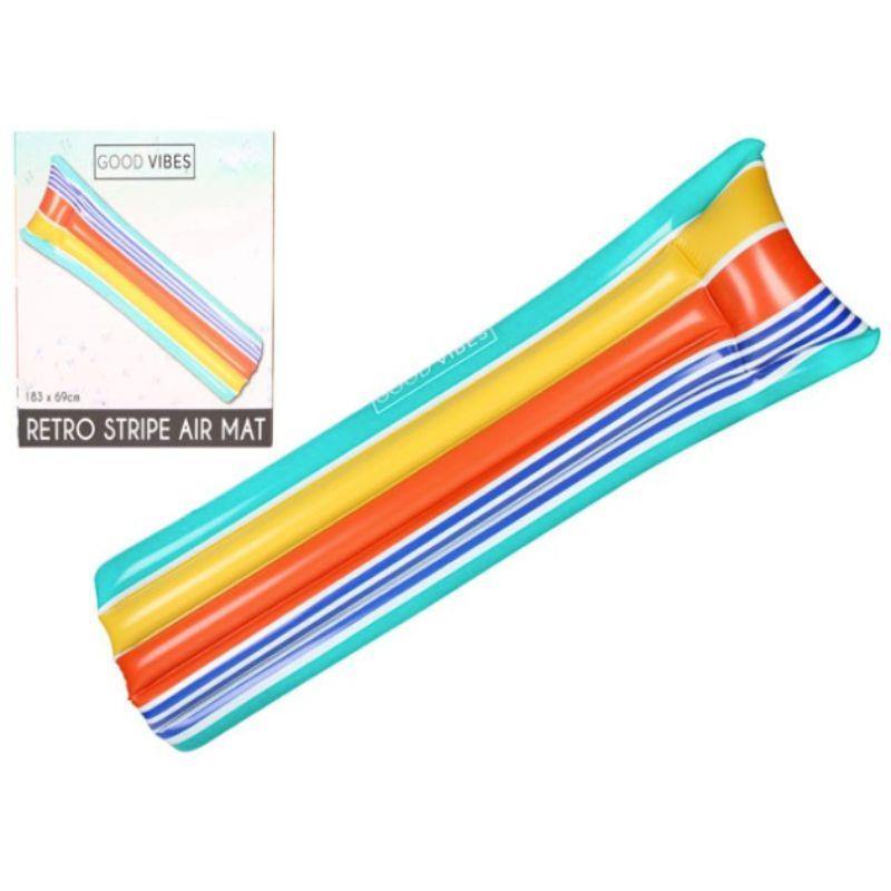 Retro Stripe Air Mat - 183cm x 69cm - The Base Warehouse