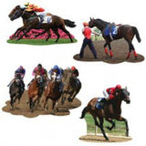 Load image into Gallery viewer, 4 Pack Horse Racing Cutouts - 29cm to 35cm - The Base Warehouse
