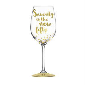 70 Gold Foil Wine Glass - The Base Warehouse