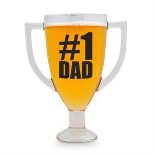 #1 Dad Glass Trophy - The Base Warehouse